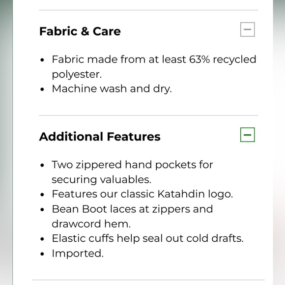 EUC SIZE XS LLBEAN MOUNTAIN CLASSIC HEATHER CHARCOAL FLEECE JACKET - Picture 2 of 11